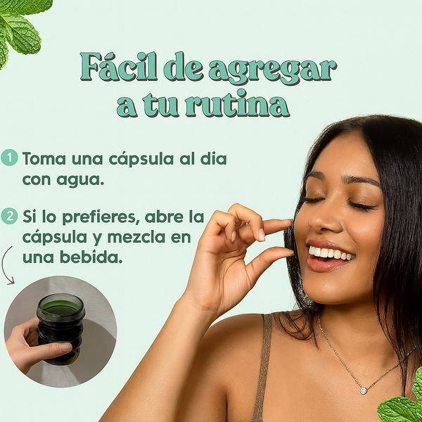 Frescura Interna Cápsulas Verdes Diaria